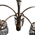 Elegant Newport Gold Chandelier 3D model small image 3