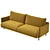 Edna Kaza Sofa: Modern Design, Perfect Fit 3D model small image 2