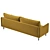 Edna Kaza Sofa: Modern Design, Perfect Fit 3D model small image 3