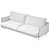 Edna Kaza Sofa: Modern Design, Perfect Fit 3D model small image 4