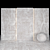 Elegant Spider Gray Marble Slabs 3D model small image 1