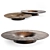 Sleek Twist Coffee Tables: Modern Sophistication 3D model small image 5