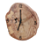 Asiriq Acacia Wood Clock 3D model small image 1