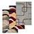 Luxury Rugs Set 3D model small image 1