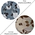 Round Carpets Set 203 - Versatile Rug Collection for Stunning Renders 3D model small image 2