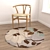 Round Carpets Set 203 - Versatile Rug Collection for Stunning Renders 3D model small image 4