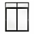 Modern Aluminum Sliding Doors & Windows 3D model small image 1