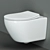 Ceramica Nova Pearl Hanging Toilet (CN8001) - Animated Lid and Seat 3D model small image 4