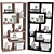 Modern Leveled Display Cabinet 3D model small image 1