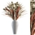 Rustic Dry Wheat & Palm Branch 3D model small image 1