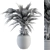 Tropical Palm Plant in Pot 3D model small image 4