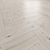Cedar White Floor Tile: Exquisite Wood Texture at Your Feet 3D model small image 3
