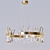 Divinare Corona: Sophisticated Steel and Crystal Lighting 3D model small image 1