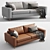 Contemporary Boconcept Indivi Sofa 3D model small image 6