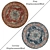 Versatile Round Carpet Set 209 3D model small image 2