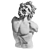Roman Laocoon Bust Sculpture 3D model small image 5