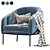 Angelo Lounge: Elegant and Versatile Furniture 3D model small image 1