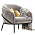 Angelo Lounge: Elegant and Versatile Furniture 3D model small image 3