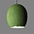 Recycled Paper Pendant Lamp 3D model small image 1