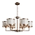 Elegant Bonbon Chandelier 3D model small image 1