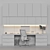 Optimized Workplace Model 3D model small image 3