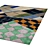 Modern Geometric Area Rug 3D model small image 1