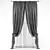 Poly-Versatile Curtain Panels 3D model small image 1