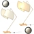 Modern Geometric Floor Lamp: GALLERIA COLOMBARI 3D model small image 2