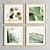 Modern Art Frame Set B08 - Variety of Materials & Export Options 3D model small image 3