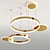 Elegant Medea CH LED Metal-Acrylic Pendant 3D model small image 1