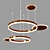 Elegant Medea CH LED Metal-Acrylic Pendant 3D model small image 2