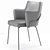 Louvre Tube Armchair: Sleek Design, Multi-use 3D model small image 5