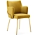 Louvre Tube Armchair: Sleek Design, Multi-use 3D model small image 6