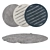 Versatile Set of Round Carpets 3D model small image 1