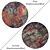 Versatile Round Carpet Set 3D model small image 2