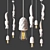 Sherwood e Robin: Ceramic Suspension Pendant Light 3D model small image 1