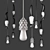 Sherwood e Robin: Ceramic Suspension Pendant Light 3D model small image 3