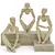 Scandinavian Thinker: Abstract Figurines 3D model small image 1