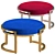 MoDRN Marni Metal Ottoman 3D model small image 1