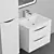 Cloud Bathroom Furniture Set 3D model small image 5