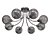 Evoluce Relotte - Elegant Italian Metal and Glass Pendant Light 3D model small image 2