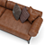 Elegant Gianfranco Ferre Sofa 3D model small image 4