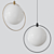 Aurora Pendant Light: Modern Elegance 3D model small image 1