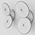 Millelumen Circles Wall: German-Made Sconce 3D model small image 2
