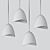 MIRAGE Suspension Lamp: Sleek Italian Design 3D model small image 3