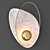Pearl Wall Lamp: Exquisite Elegance in Every Glow 3D model small image 3
