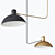 Waldorf Suspension Lamp: Elegant Illumination 3D model small image 1