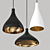 Sleek Swell Pendant Light 3D model small image 1