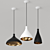 Sleek Swell Pendant Light 3D model small image 2