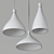 Sleek Swell Pendant Light 3D model small image 3